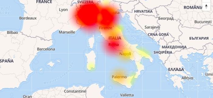 Disservizio fibra Wind Tre Infostrada
