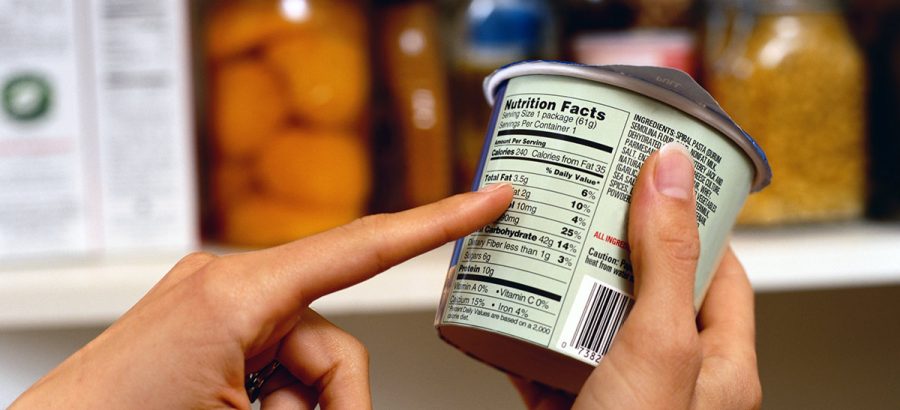 etichette per alimenti
