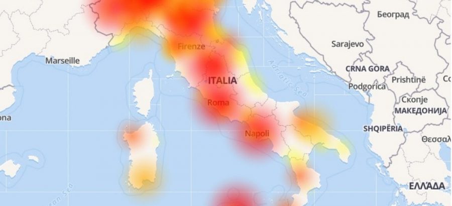 problemi rete Vodafone