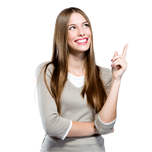 Donna con recensioni a 5 stelle