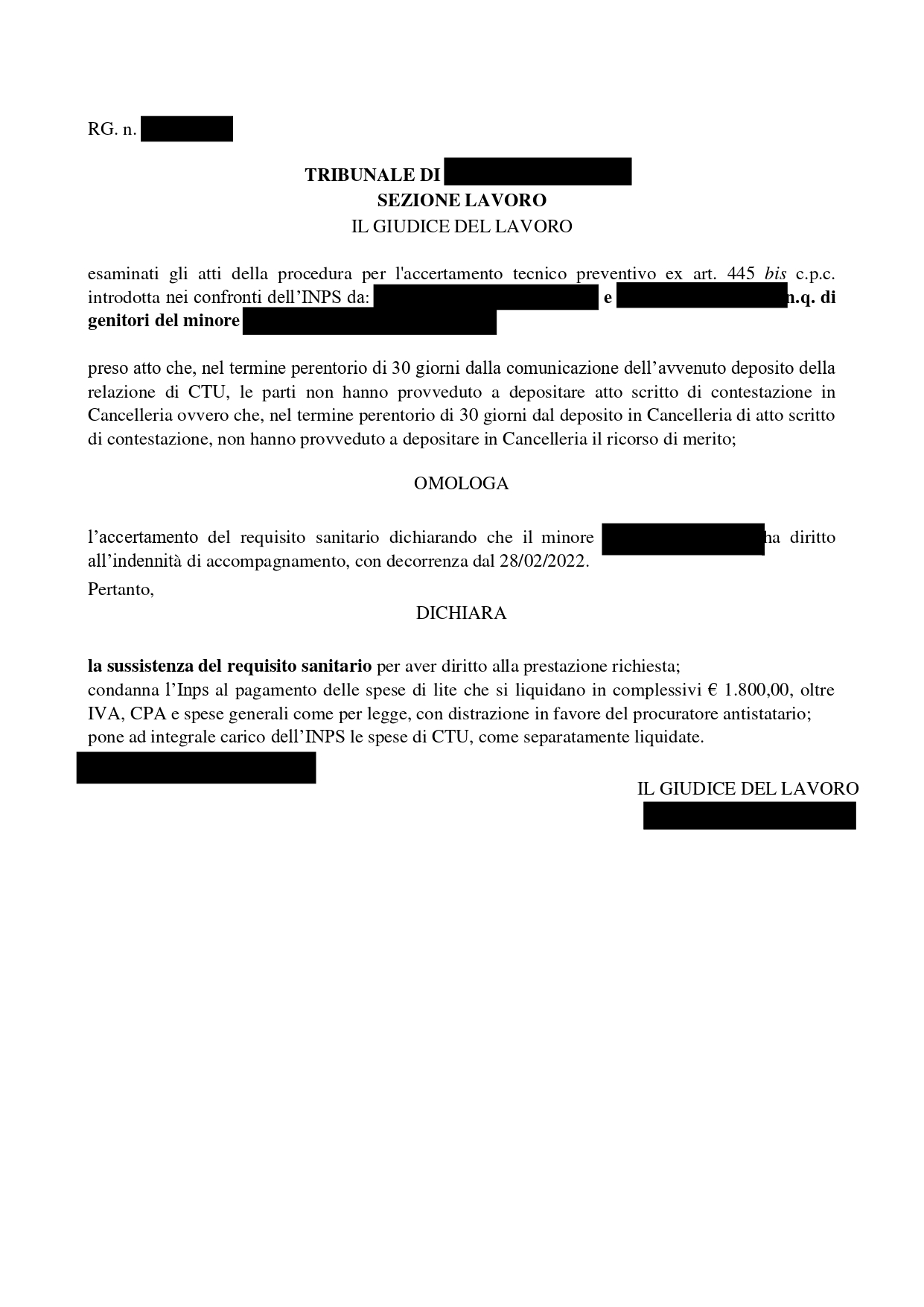 Anteprima PDF Invalidità INPS